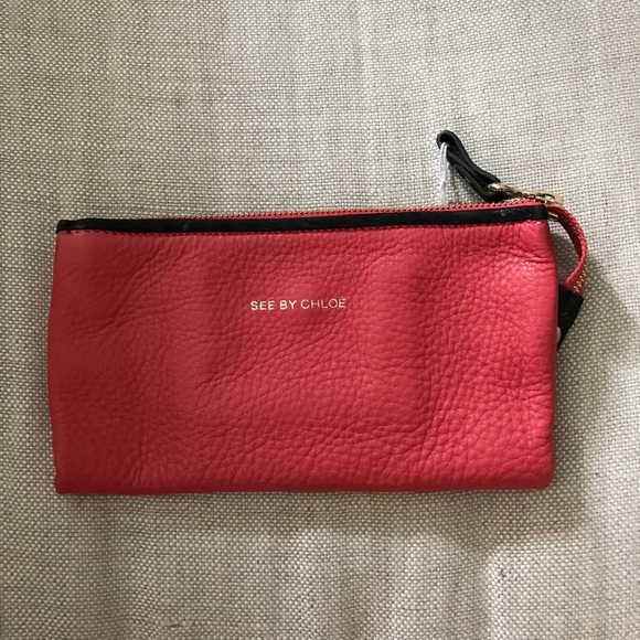 See By Chloe wallet CORAL colour, LIKE NEW - Picture 4 of 8